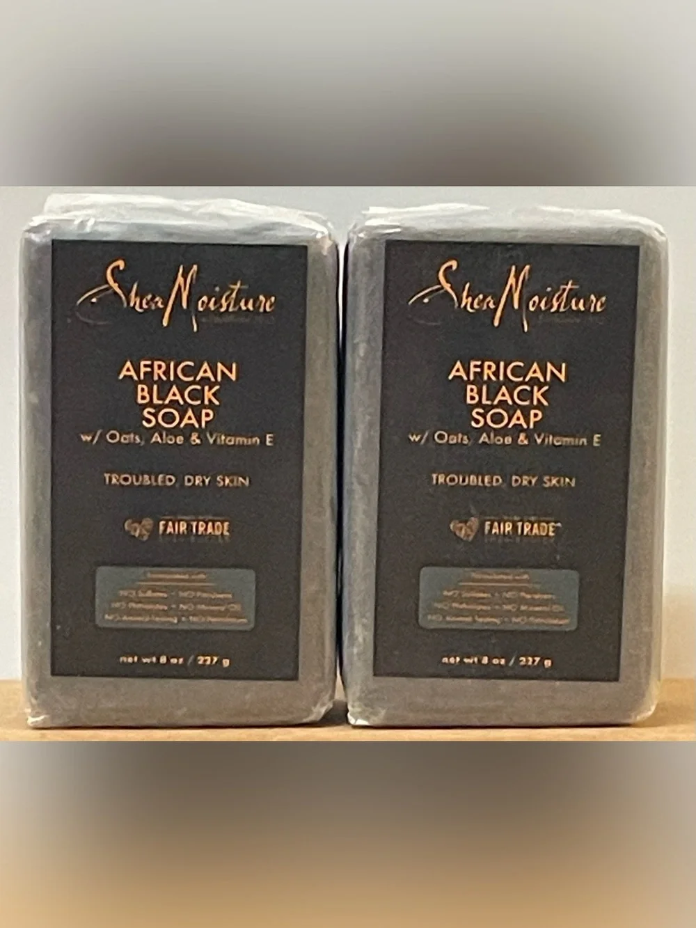 Shea Moisture African Black Soap Bar - (Pack of 2)